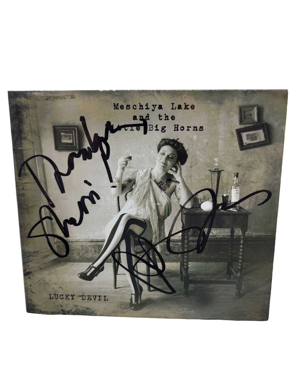 Signed - Meschiya Lake And The Little Big Horns Lucky Devil CD  Autographed
